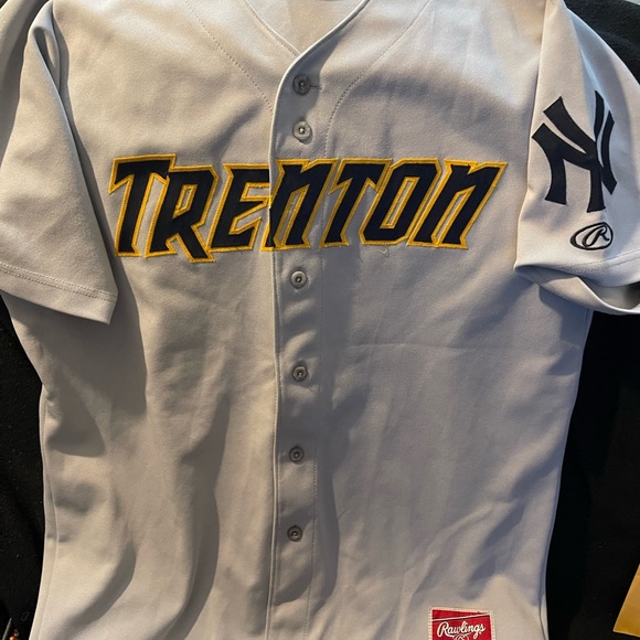Authentic Trenton thunder game used mason Williams jersey Yankees